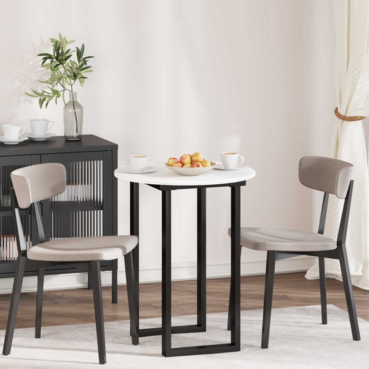 Table Top White Ø 60 x 1.5 cm Engineered Wood