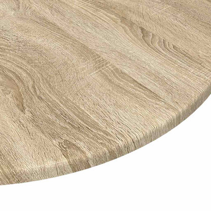 Table Top Ø 60 x 1.5 cm Round Engineered Wood Sonoma Oak
