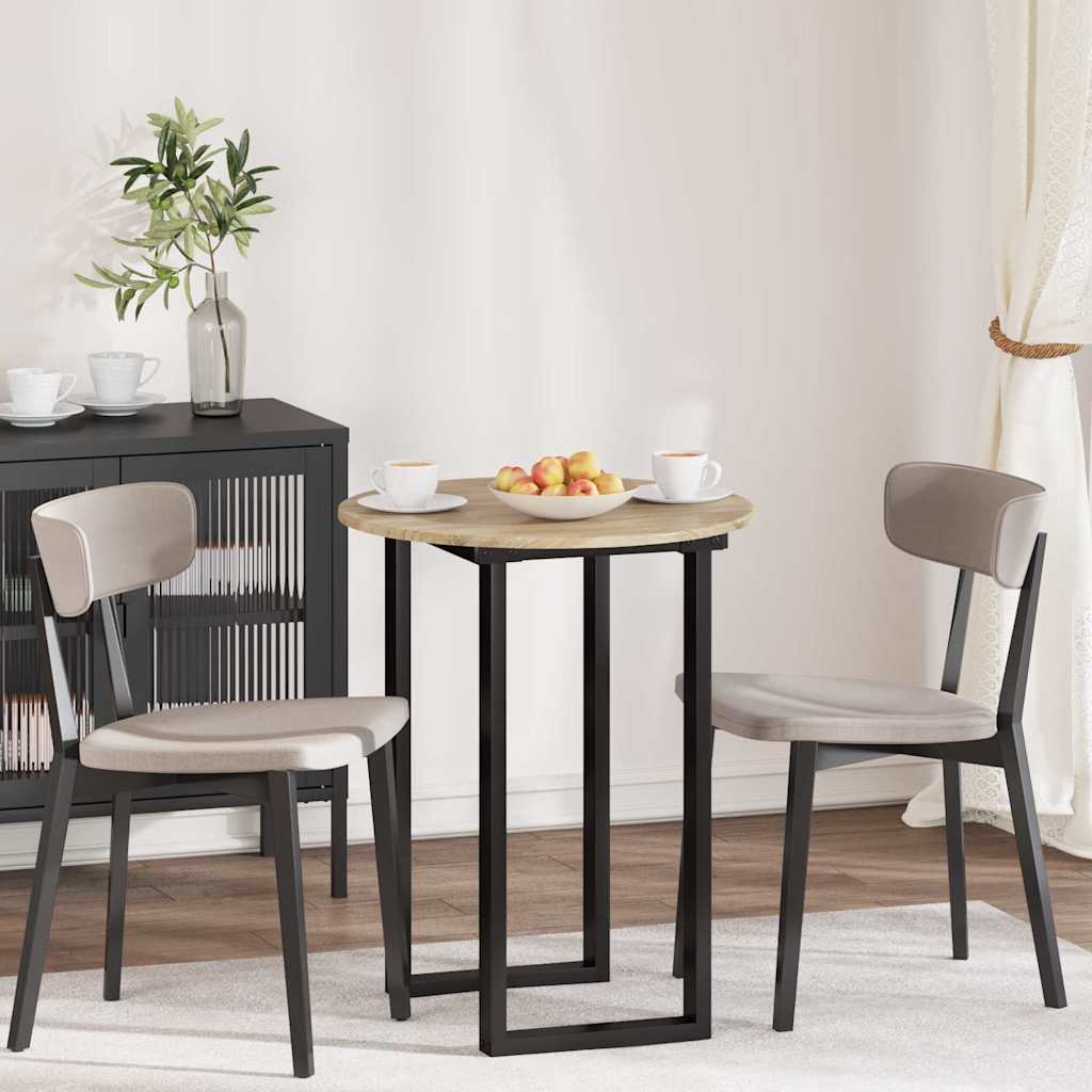 Table Top Sonoma oak Ø 60 x 1.5 cm Engineered Wood