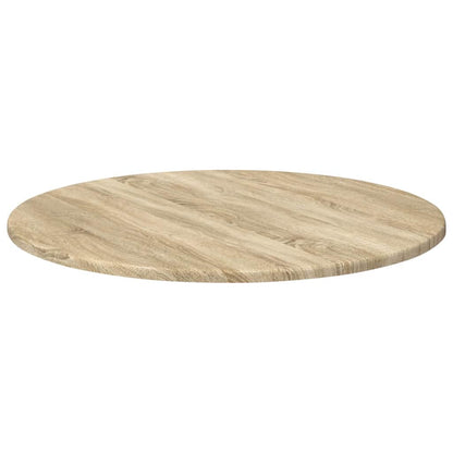 Table Top Ø 60 x 1.5 cm Round Engineered Wood Sonoma Oak