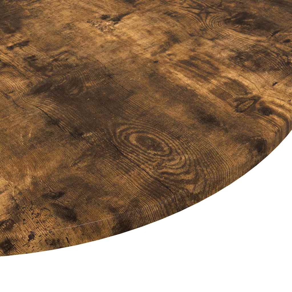 Table Top Smoked oak Ø 60 x 1.5 cm Engineered Wood