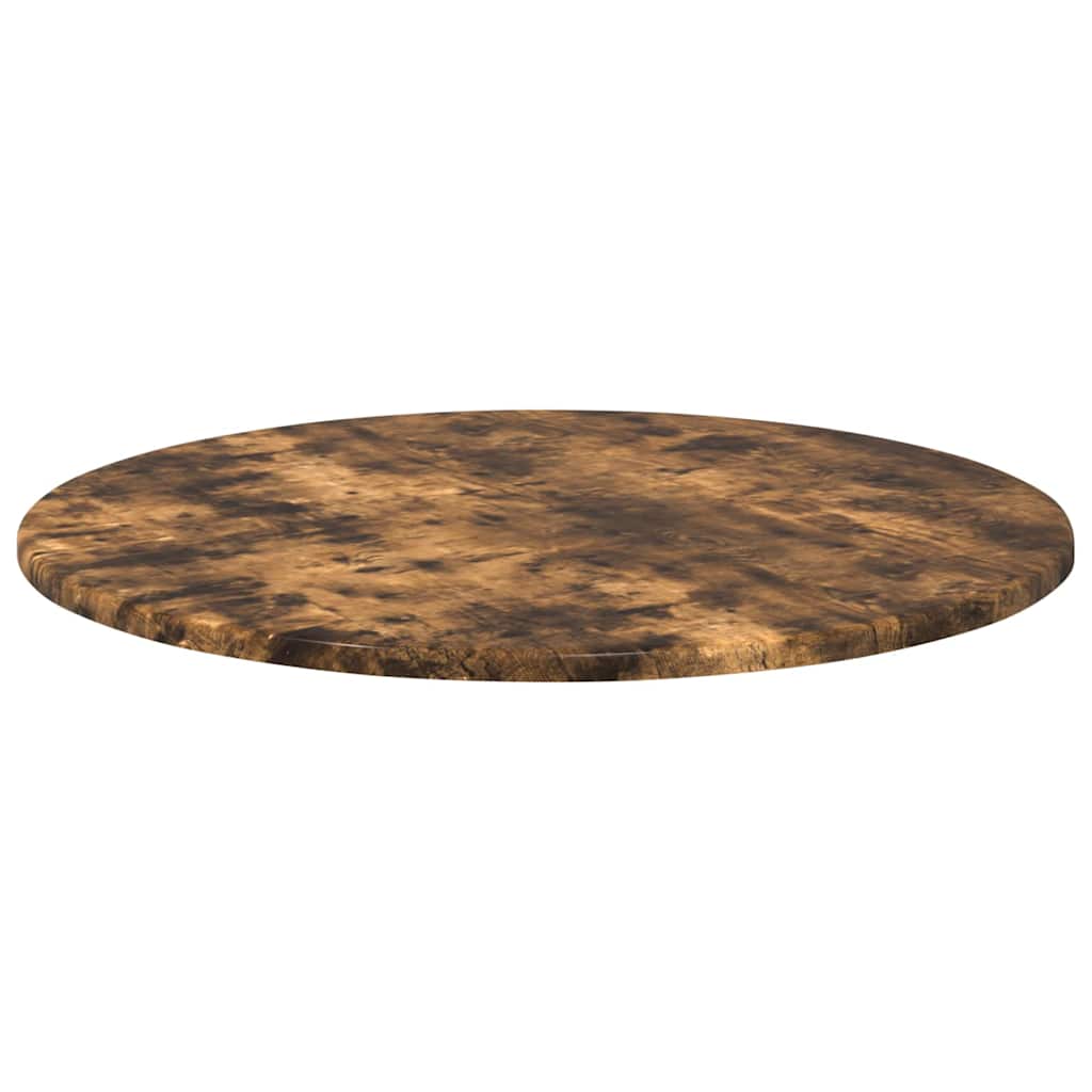 Table Top Smoked oak Ø 60 x 1.5 cm Engineered Wood