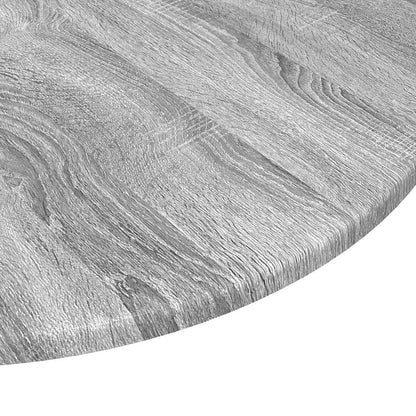 Table Top Ø 60 x 1.5 cm Round Engineered Wood Grey Sonoma
