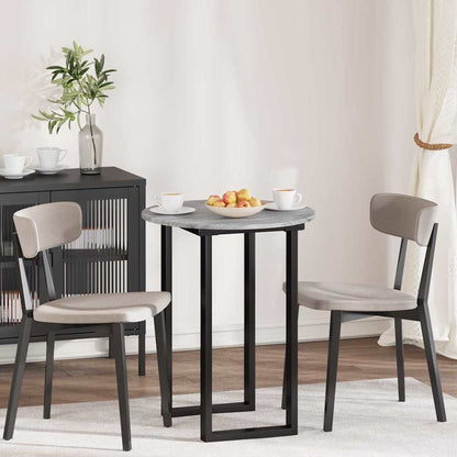 Table Top Ø 60 x 1.5 cm Round Engineered Wood Grey Sonoma
