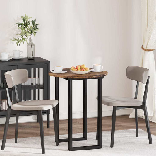 Table Top Old wood Ø 60 x 1.5 cm Engineered Wood