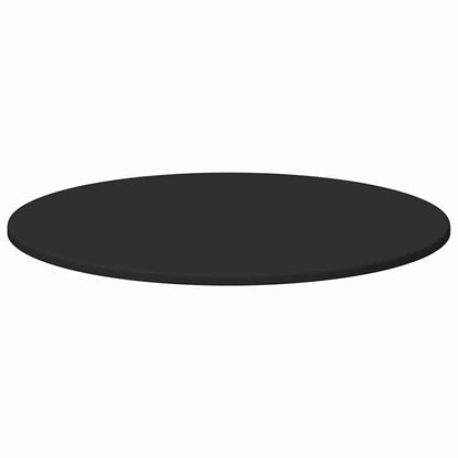 Table Top Black Ø 70 x 1.5 cm Engineered Wood