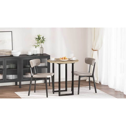 Table Top Sonoma oak Ø 70 x 1.5 cm Engineered Wood
