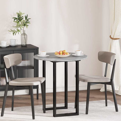 Table Top Grey sonoma Ø 70 x 1.5 cm Engineered Wood