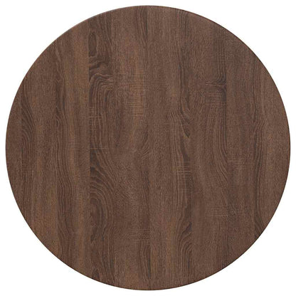 Table Top Brown oak Ø 70 x 1.5 cm Engineered Wood