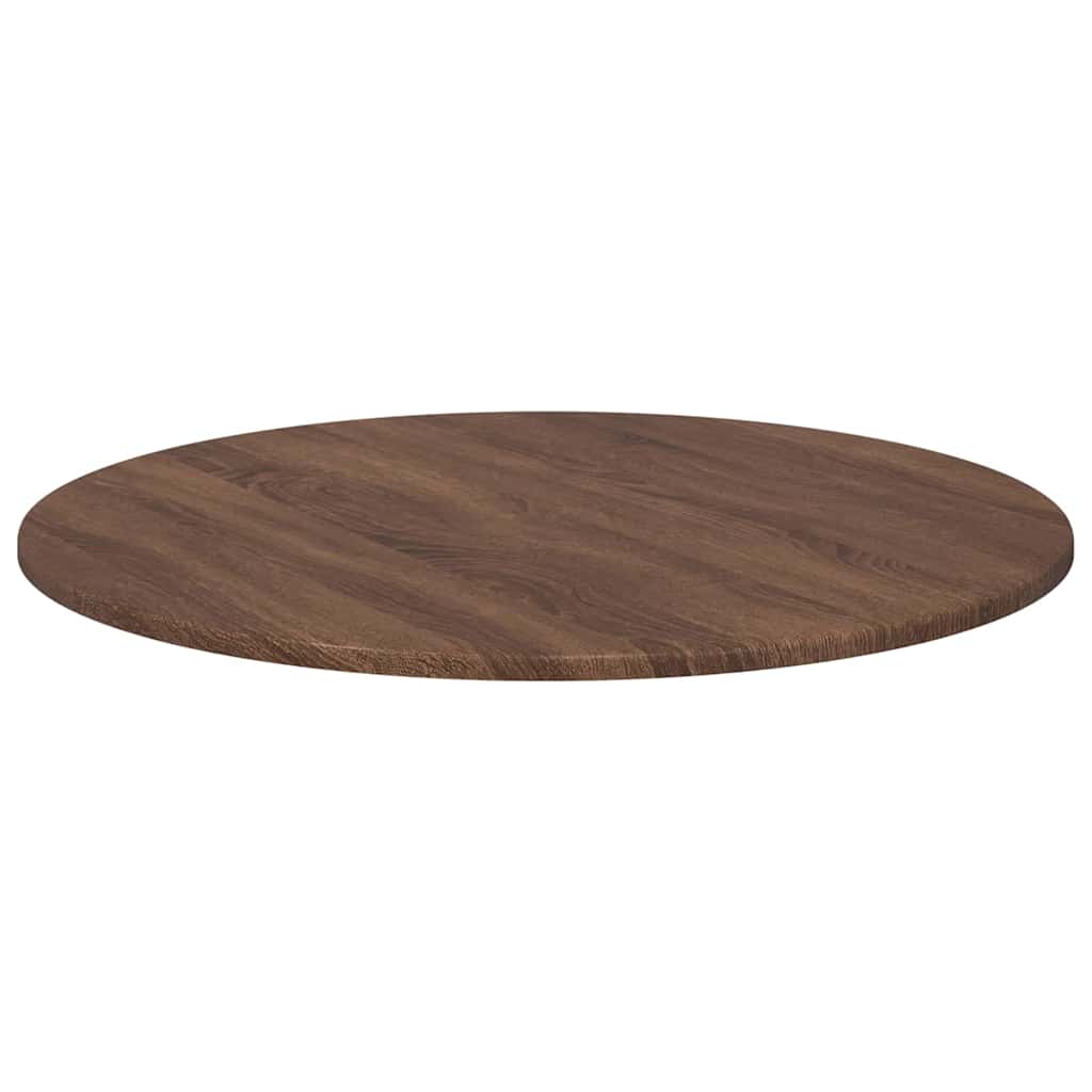 Table Top Brown oak Ø 70 x 1.5 cm Engineered Wood