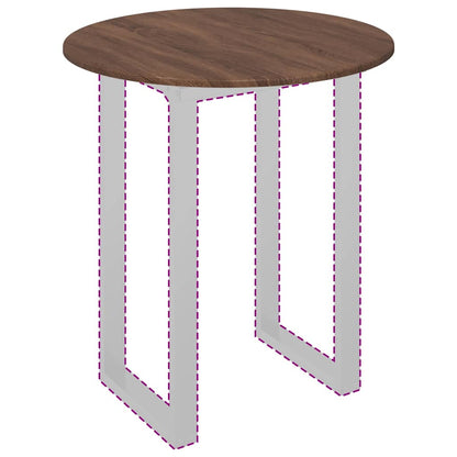 Table Top Brown oak Ø 70 x 1.5 cm Engineered Wood