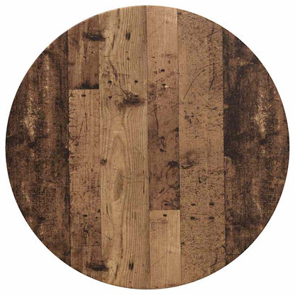 Table Top Old wood Ø 70 x 1.5 cm Engineered Wood
