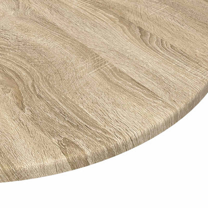 Table Top Ø 80 x 1.5 cm Round Engineered Wood Sonoma Oak