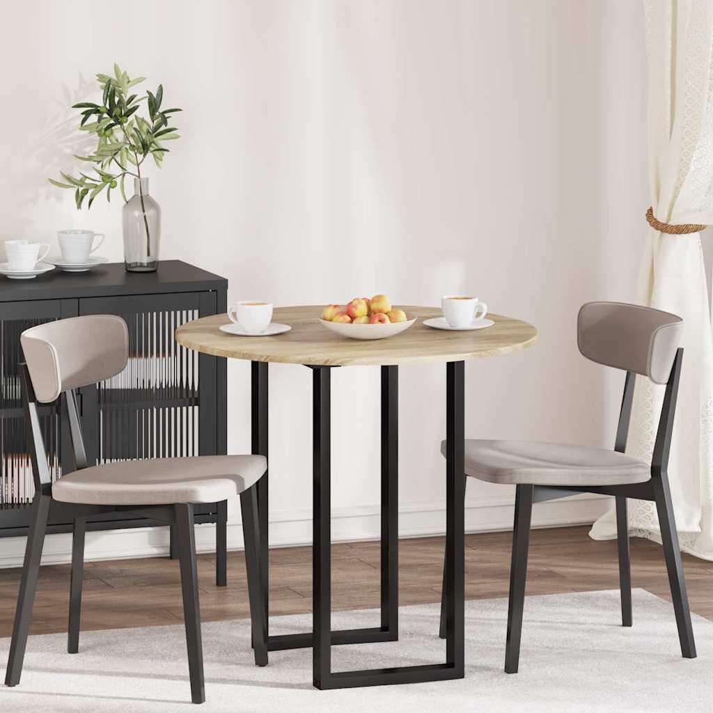 Table Top Sonoma oak Ø 80 x 1.5 cm Engineered Wood