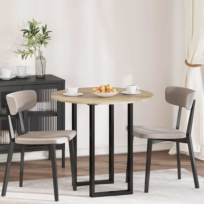 Table Top Sonoma oak Ø 80 x 1.5 cm Engineered Wood