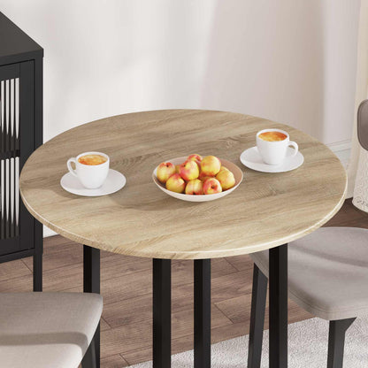 Table Top Ø 80 x 1.5 cm Round Engineered Wood Sonoma Oak