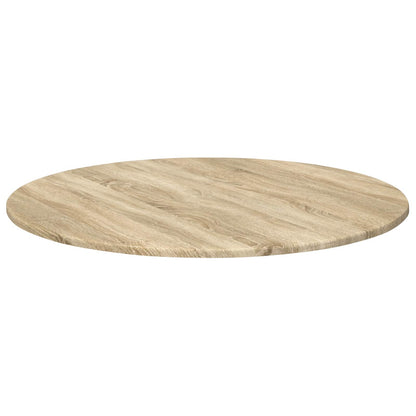 Table Top Sonoma oak Ø 80 x 1.5 cm Engineered Wood