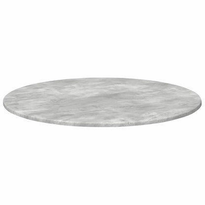 Table Top Ø 80 x 1.5 cm Round Engineered Wood Concrete Grey