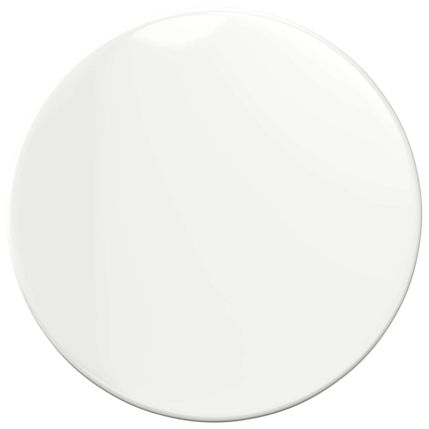 Table Top High gloss white Ø 80 x 1.5 cm Engineered Wood