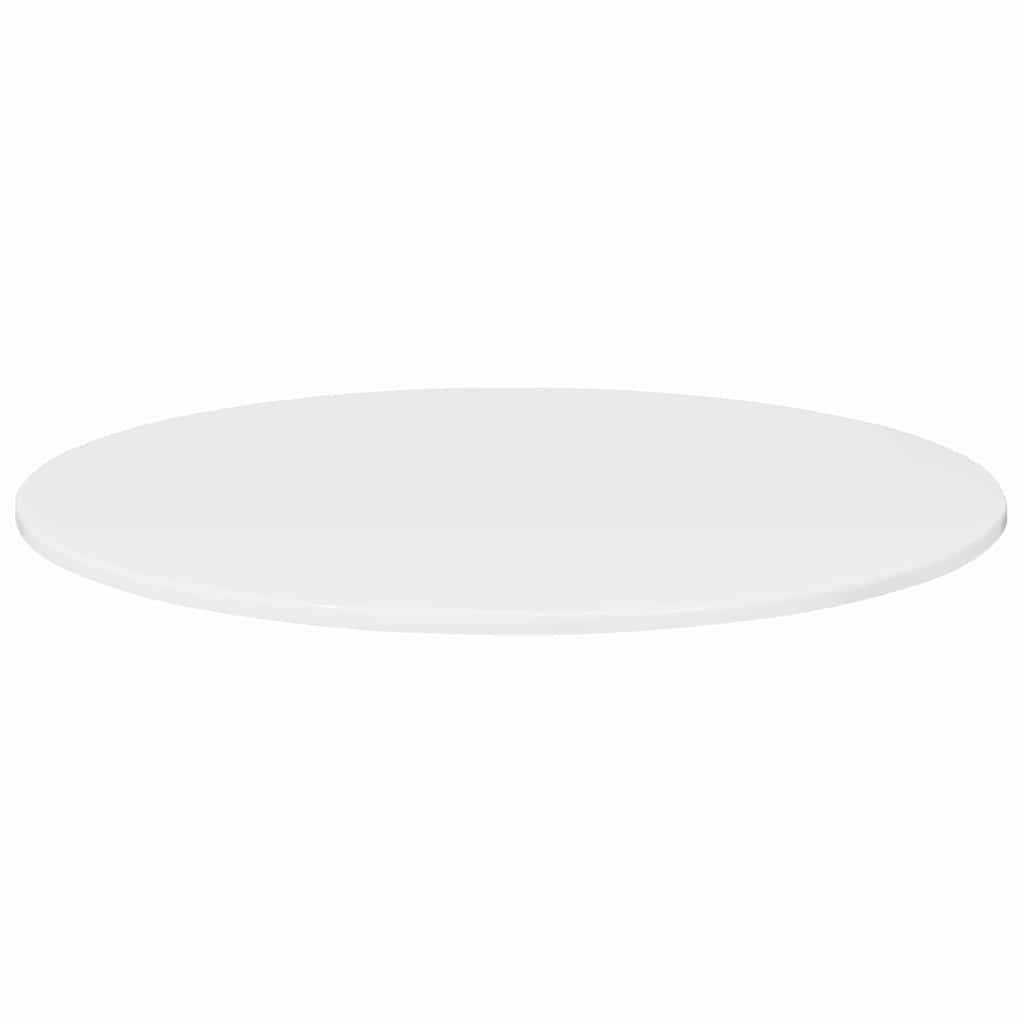 Table Top High gloss white Ø 80 x 1.5 cm Engineered Wood