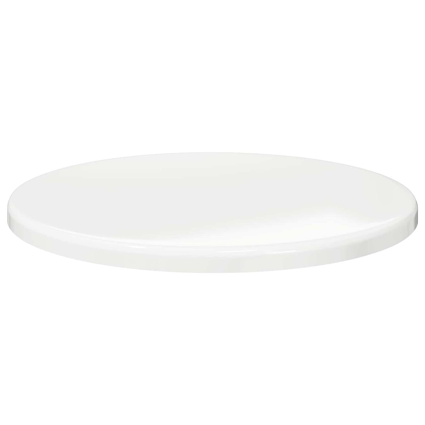 Table Top High gloss white Ø 80 x 1.5 cm Engineered Wood