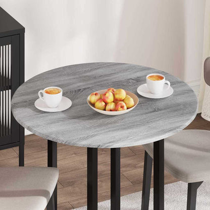 Table Top Grey sonoma Ø 80 x 1.5 cm Engineered Wood