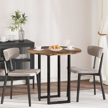 Table Top Old wood Ø 80 x 1.5 cm Engineered Wood