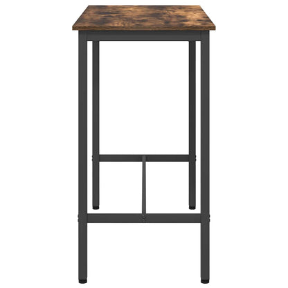 Table Smoked Oak 100 x 50 x 90.5 cm Engineered Wood and Steel