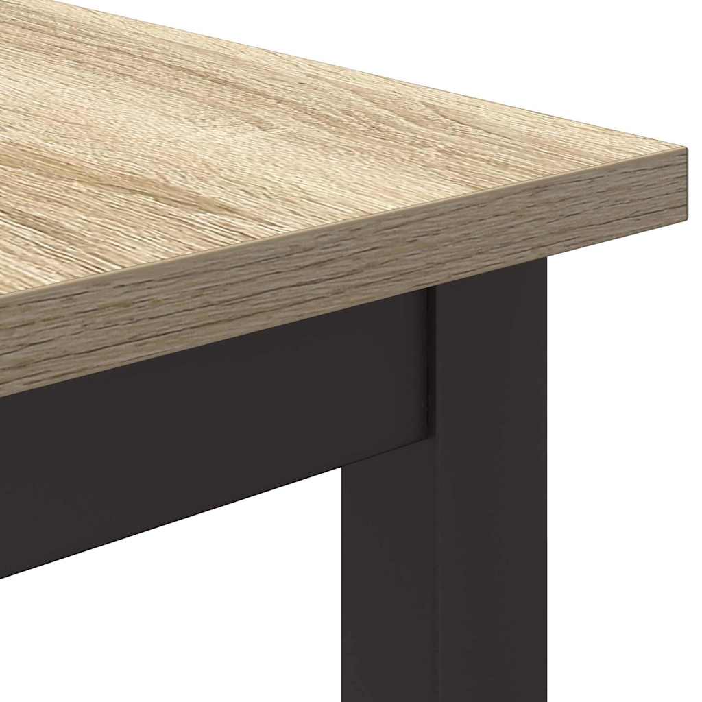 Table Sonoma Oak 80 x 50 x 76.5 cm Engineered Wood and Steel