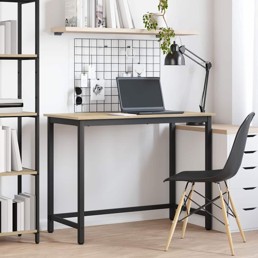 Table Sonoma Oak 80 x 50 x 76.5 cm Engineered Wood and Steel