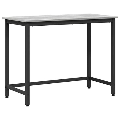 Table Grey Sonoma 80 x 50 x 76.5 cm Engineered Wood and Steel