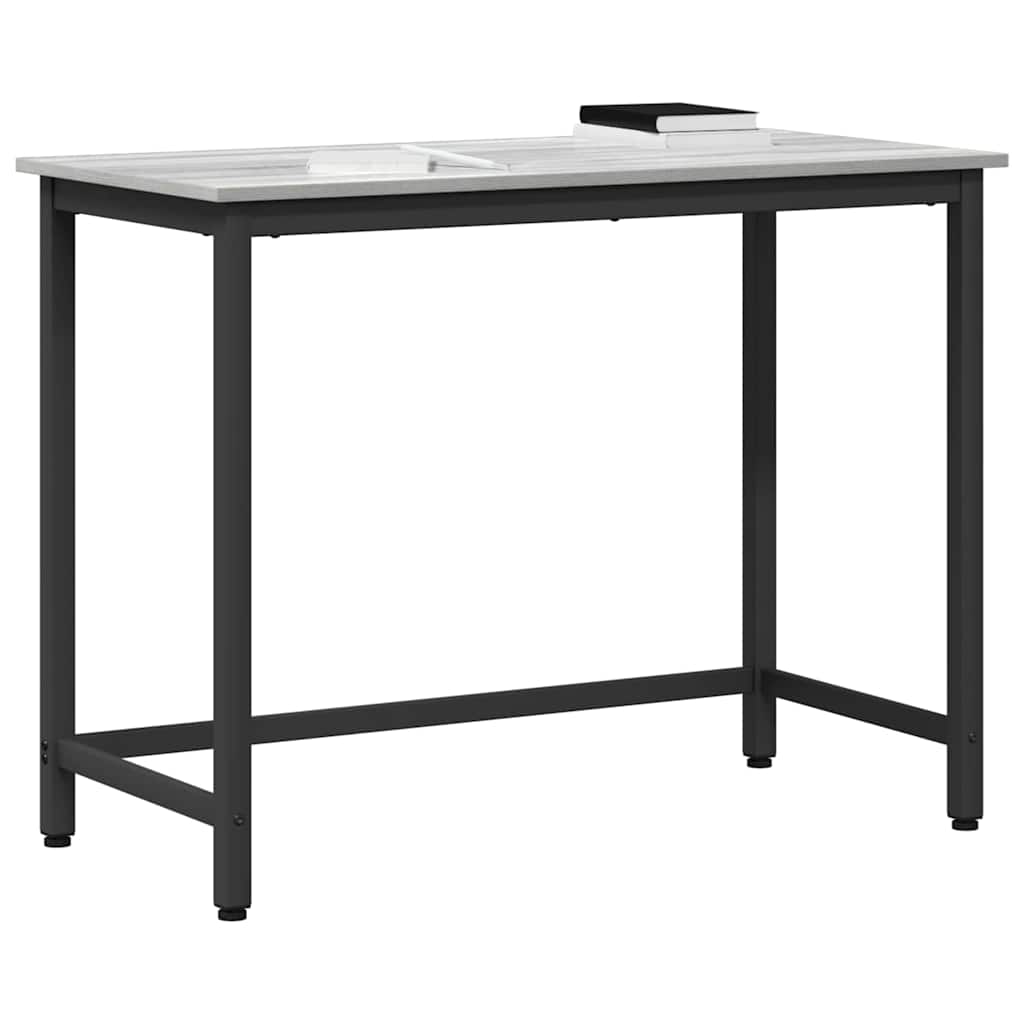 Table Grey Sonoma 80 x 50 x 76.5 cm Engineered Wood and Steel
