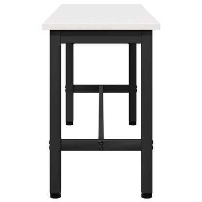 Dining Bench 2 pcs White 100 x 32.5 x 49 cm Solid pine wood