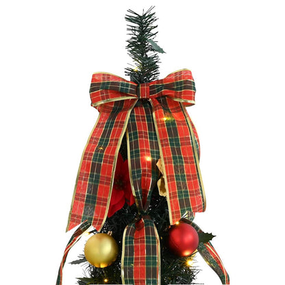 Artificial Christmas Tree with 50 LEDs Green 125 cm PVC