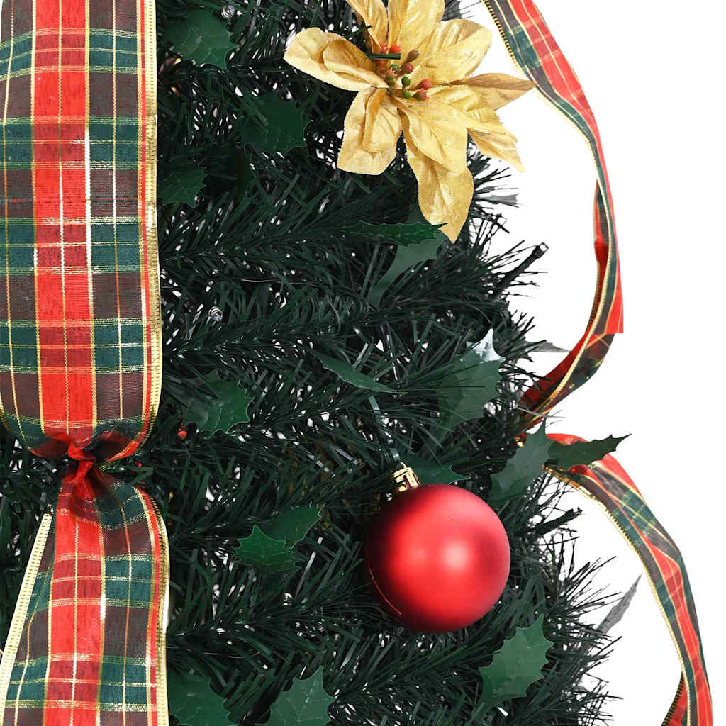 Artificial Christmas Tree with 50 LEDs Green 125 cm PVC