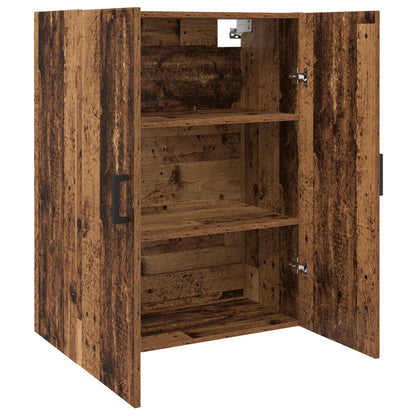 Wall-Mounted Cabinet 2 pcs Old Wood 69.5 x 34 x 90 cm