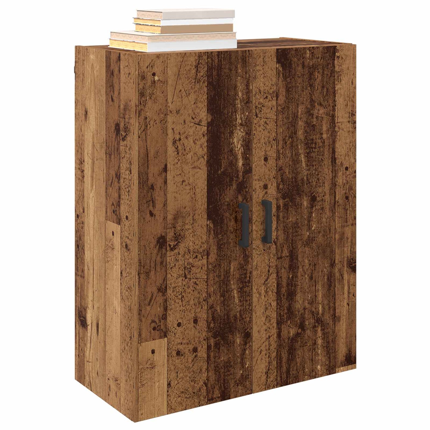 Wall-Mounted Cabinet 2 pcs Old Wood 69.5 x 34 x 90 cm