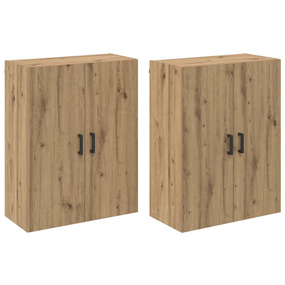 Wall-Mounted Cabinet 2 pcs Artisan Oak 69.5 x 34 x 90 cm