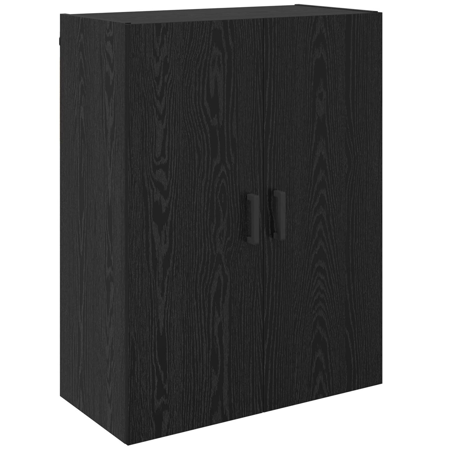 Wall-Mounted Cabinet 2 pcs Black Oak 69.5 x 34 x 90 cm