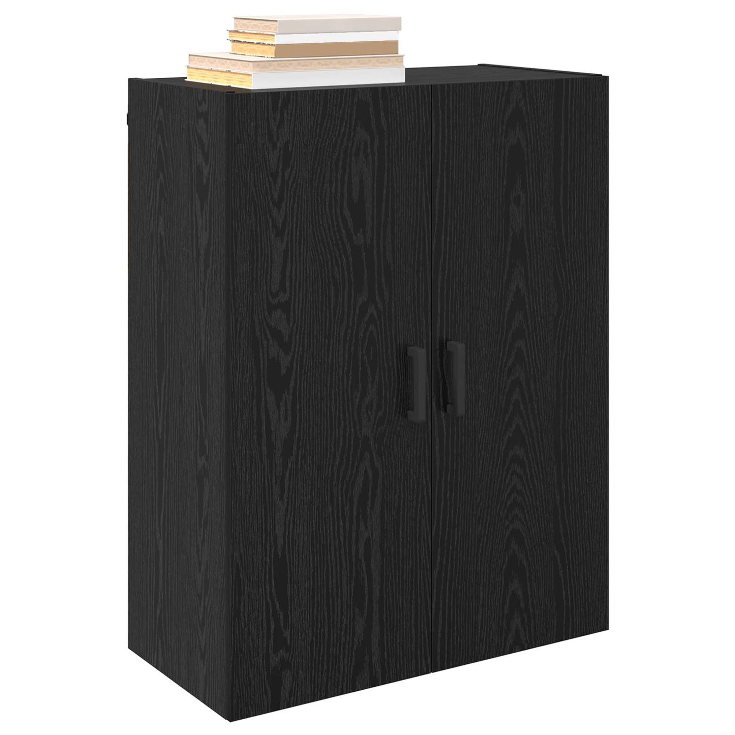 Wall-Mounted Cabinet 2 pcs Black Oak 69.5 x 34 x 90 cm