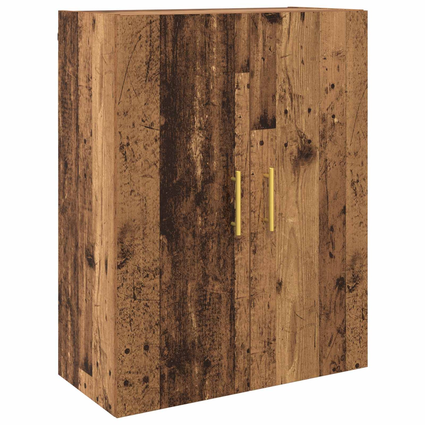 Wall-Mounted Cabinet 2 pcs Old Wood 69.5 x 34 x 90 cm