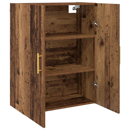 Wall-Mounted Cabinet 2 pcs Old Wood 69.5 x 34 x 90 cm