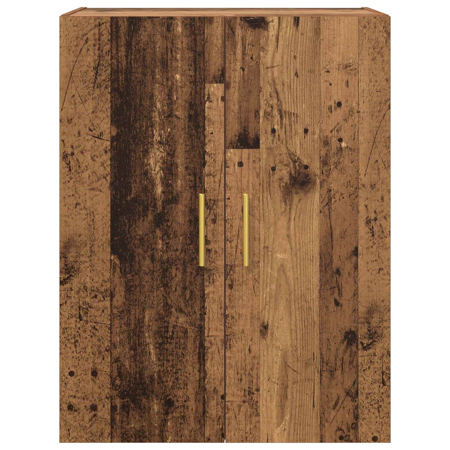 Wall-Mounted Cabinet 2 pcs Old Wood 69.5 x 34 x 90 cm