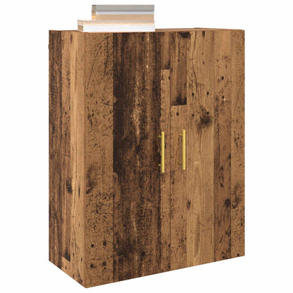 Wall-Mounted Cabinet 2 pcs Old Wood 69.5 x 34 x 90 cm