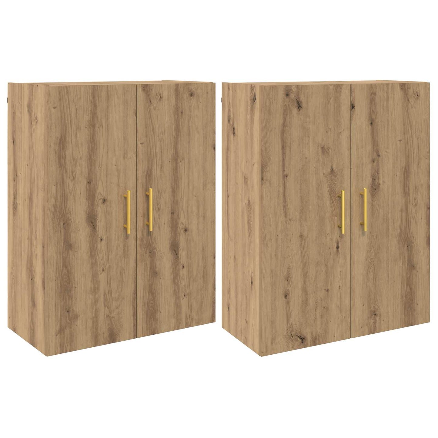 Wall-Mounted Cabinet 2 pcs Artisan Oak 69.5 x 34 x 90 cm