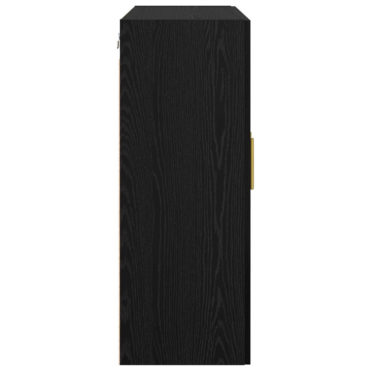 Wall-Mounted Cabinet 2 pcs Black Oak 69.5 x 34 x 90 cm