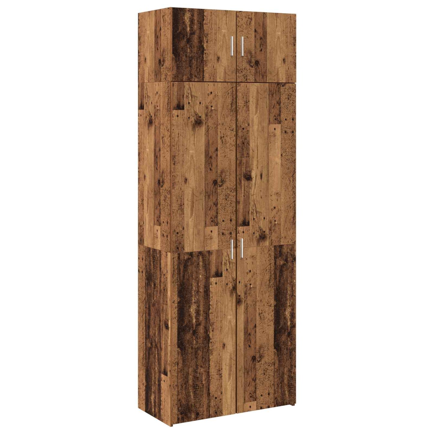 Storage Cabinet 3 pcs Old Wood
