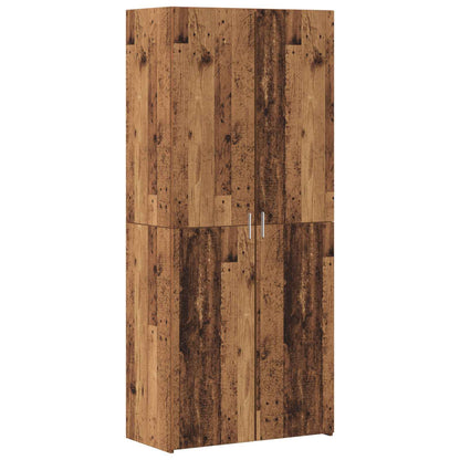 Storage Cabinet 3 pcs Old Wood
