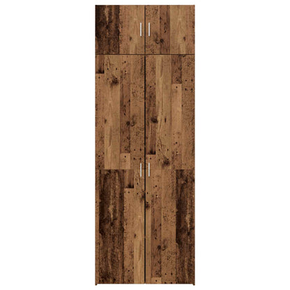 Storage Cabinet 3 pcs Old Wood