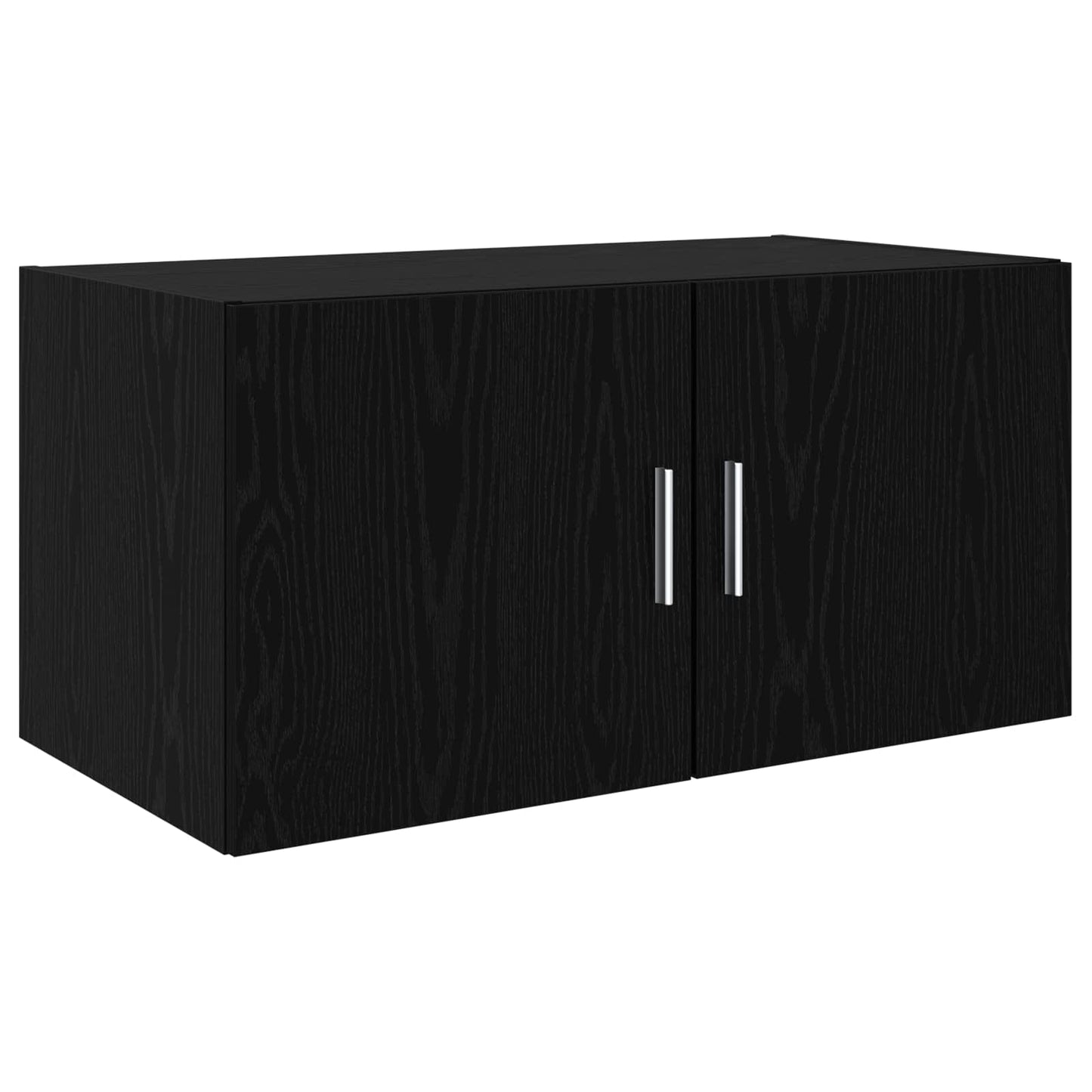 Storage Cabinet 3 pcs Black Oak